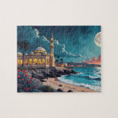 夕べモスク海の近く ジグソーパズル (横)