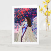 夕べモントリオールリーマリークリエイティブデザイン カード (黄色い花)