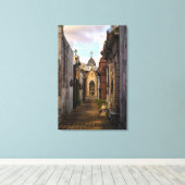 夕べライトインレコレータ墓地 キャンバスプリント (インサイチュ (ウッドフロア))