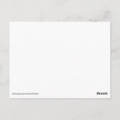 夕べライトノテ空白のカード ポストカード (裏面)