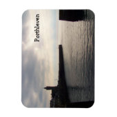 夕べライトポルトレヴェンコーンウォールイングランド マグネット (縦)