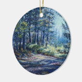 「夕べライト・オン・ザ・トレイル」オーナメント セラミックオーナメント (左)