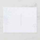 夕べラスベガスウェディング日付を保存 案内ポストカード (裏面)