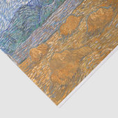 夕べランドスケープとライジングムーンバイヴァンゴッホ 薄葉紙 (詳細)