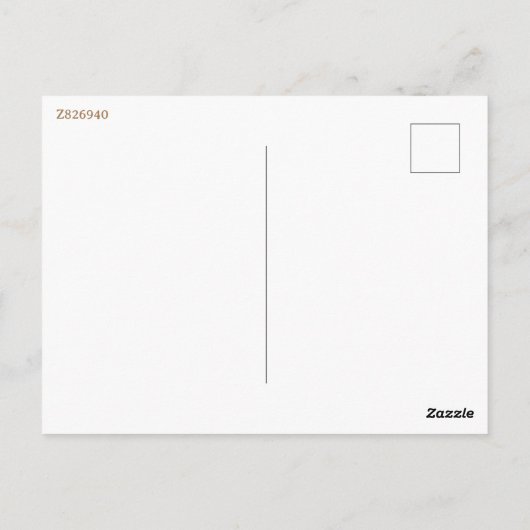 夕べランドスケープ,アクセリーガレン – カレーラ,ファインアート ポストカード (裏面)