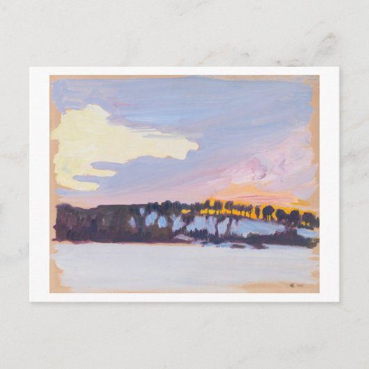 夕べランドスケープ,アクセリーガレン – カレーラ,ファインアート ポストカード (正面)