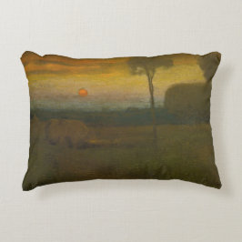 夕べランドスケープbyジョージ・インネス(1889) アクセントクッション