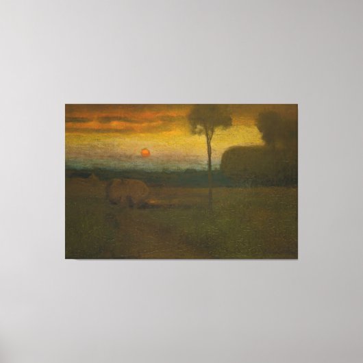 夕べランドスケープbyジョージ・インネス(1889) キャンバスプリント (正面)