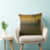 夕べランドスケープbyジョージ・インネス(1889) クッション (椅子)