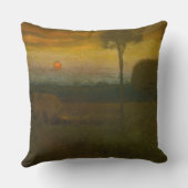夕べランドスケープbyジョージ・インネス(1889) クッション (裏面)