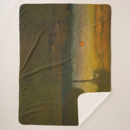 夕べランドスケープbyジョージ・インネス(1889) シェルパブランケット