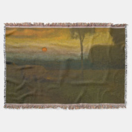 夕べランドスケープbyジョージ・インネス(1889) スローブランケット