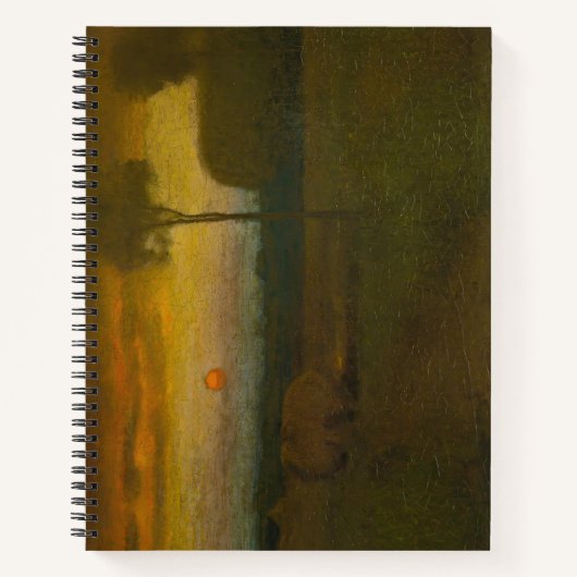 夕べランドスケープbyジョージ・インネス(1889) ノートブック (正面)