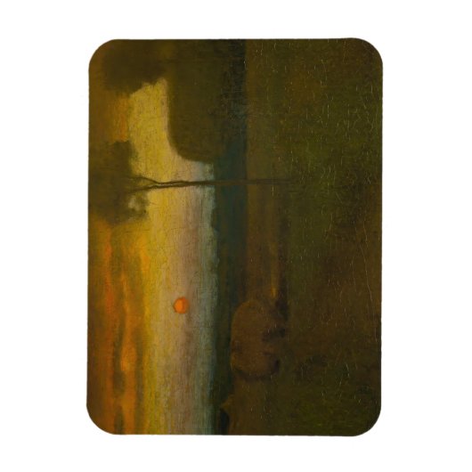 夕べランドスケープbyジョージ・インネス(1889) マグネット (縦)