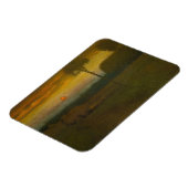 夕べランドスケープbyジョージ・インネス(1889) マグネット (左側)