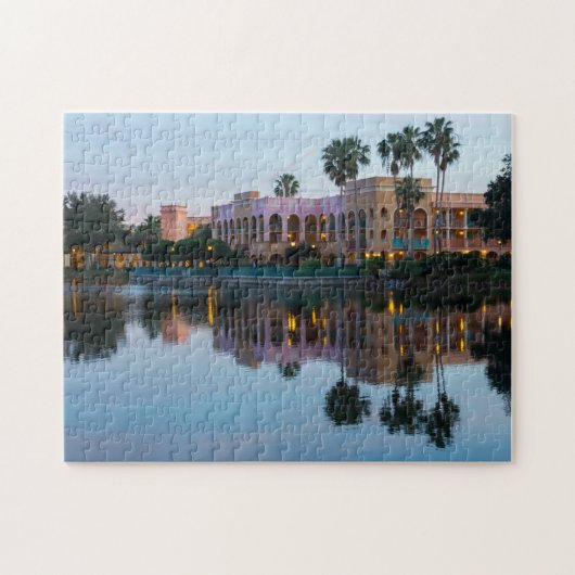 夕べリゾートリフレクション ジグソーパズル (横)