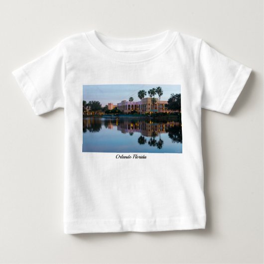 夕べリゾートリフレクション ベビーTシャツ (正面)