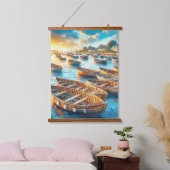 夕べレスト 吊り下げ型タペストリー (寝室)