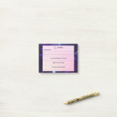 夕べレビュー – -Post-Itメモ ポストイット (デスク上)