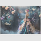 夕べロールポートレート&スワンダークフローラファンタジー 薄葉紙 (正面)