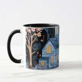 夕べ不気味ハロウィーン散歩 マグカップ