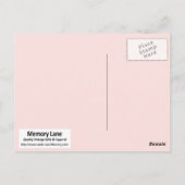 夕べ優雅 ポストカード (裏面)