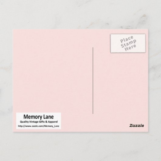 夕べ優雅 ポストカード (裏面)