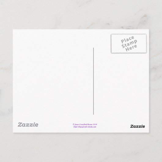 夕べ光 ポストカード (裏面)