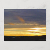 夕べ光 ポストカード (正面)