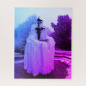 夕べ凍っていの泉 ジグソーパズル (縦)