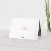 夕べ及び家族用サンタカード サンキューカード (裏面)