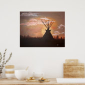 夕べ反応 ポスター (キッチン)