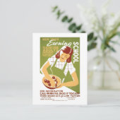 夕べ学校：大人のための授業 ポストカード (スタンド正面)