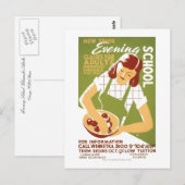 夕べ学校：大人のための授業 ポストカード (正面/裏面)