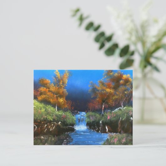 夕べ小川 ポストカード (スタンド正面)