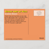 夕べ小川 ポストカード (裏面)