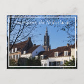 夕べ市街並み、アメルスフォート、オランダ ポストカード (正面)