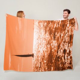 夕べ帆 フリースブランケット