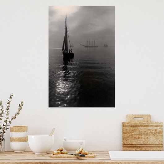 夕べ帆 ポスター (キッチン)