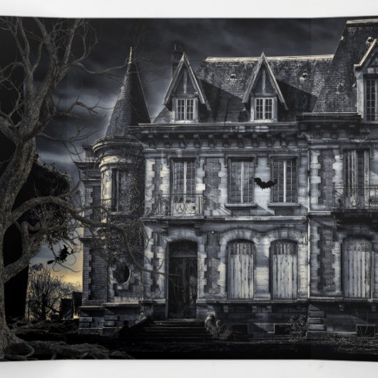 夕べ幽霊のよく出るハローウィンパーティ 三つ折り招待状 (内部中)