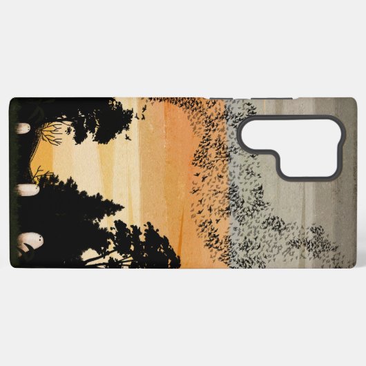 夕べ性能 SAMSUNG GALAXYケース (裏面横)