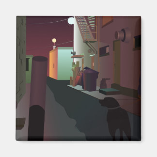 夕べ散歩 マグネット