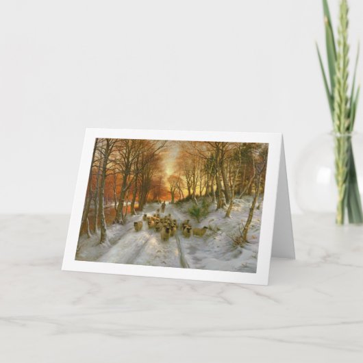 夕べ時間の濃淡で輝く カード (正面)