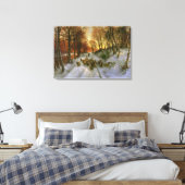 夕べ時間の濃淡で輝く キャンバスプリント (インサイチュ (寝室))