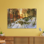 夕べ時間の濃淡で輝く キャンバスプリント (インサイチュ (リビング))