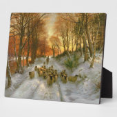 夕べ時間の濃淡で輝く フォトプラーク (側面)