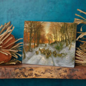 夕べ時間の濃淡で輝く フォトプラーク (側面)