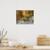 夕べ時間の濃淡で輝く ポスター (キッチン)