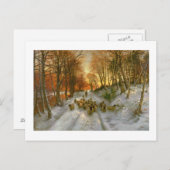 夕べ時間の濃淡で輝く ポストカード (正面/裏面)