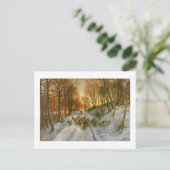 夕べ時間の濃淡で輝く ポストカード (スタンド正面)